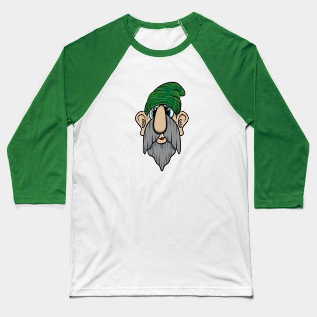 Elder Gnome Baseball T-Shirt by SisterSpyder923